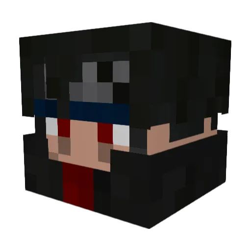 cybernetix98 Minecraft avatar head, 3D render