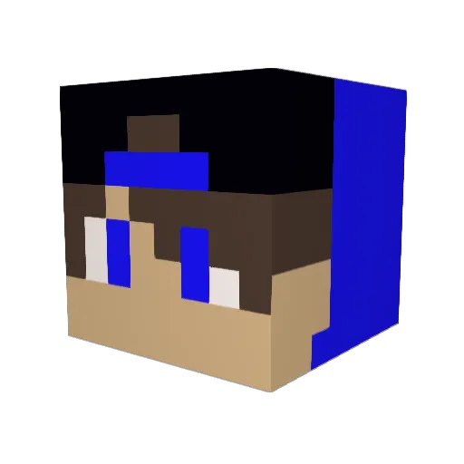cyberwolf_0820 Minecraft avatar head, 3D render