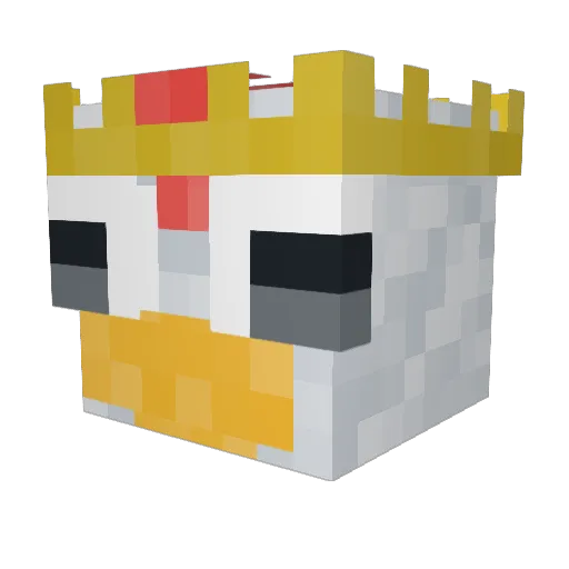cyborg8767 Minecraft avatar head, 3D render