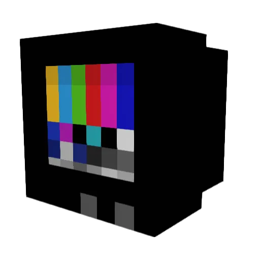 cyborgify Minecraft avatar head, 3D render