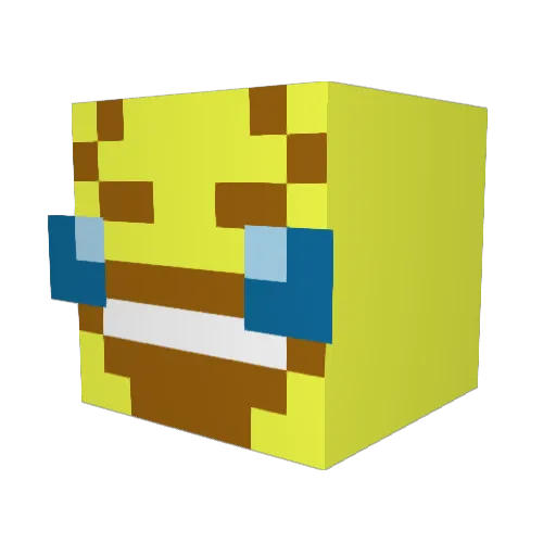 cyborgzm8 Minecraft avatar head, 3D render