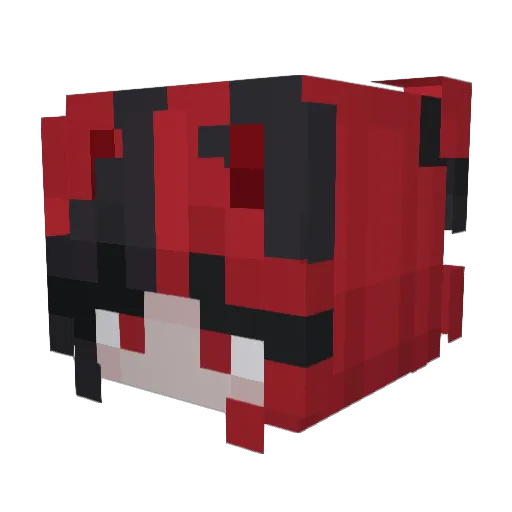 cybrpie Minecraft avatar head, 3D render