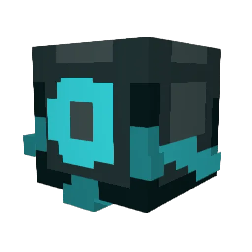 cyclicrow Minecraft avatar head, 3D render