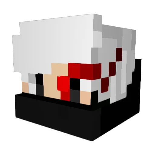 cyclo1543 Minecraft avatar head, 3D render