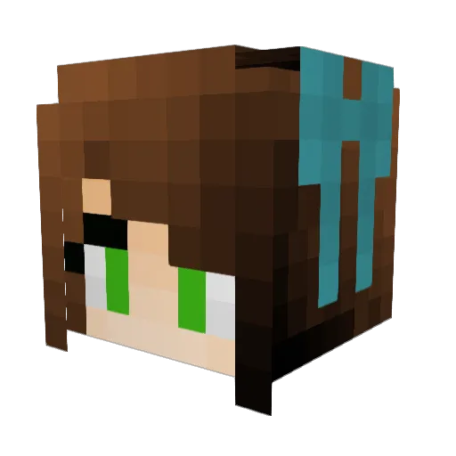 cyclopse177 Minecraft avatar head, 3D render