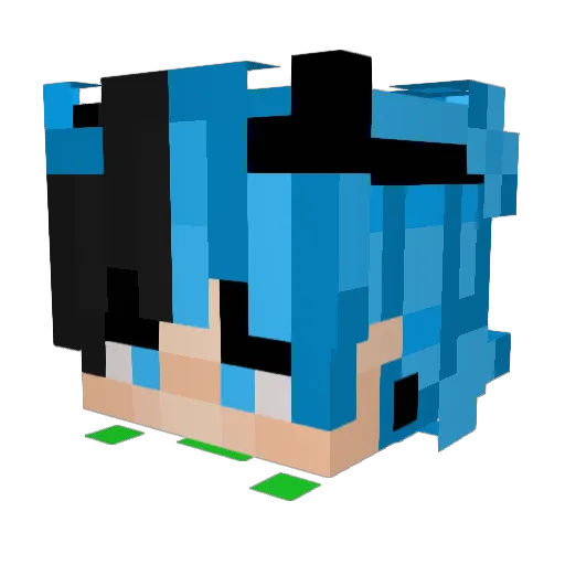 cycokid327 Minecraft avatar head, 3D render