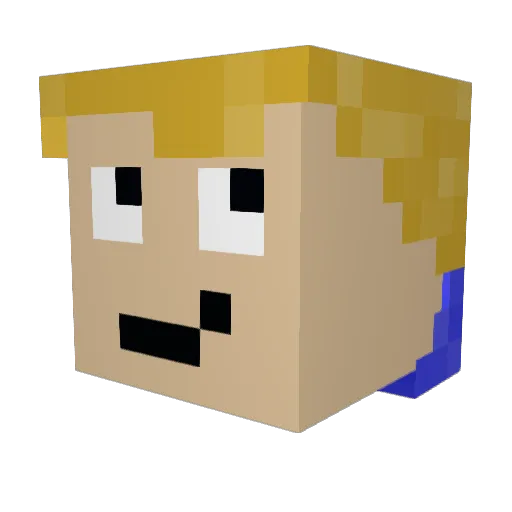 cycokilla33 Minecraft avatar head, 3D render