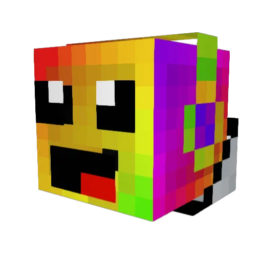 cycomaniack Minecraft avatar head, 3D render