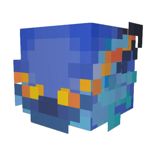 cycopathic Minecraft avatar head, 3D render