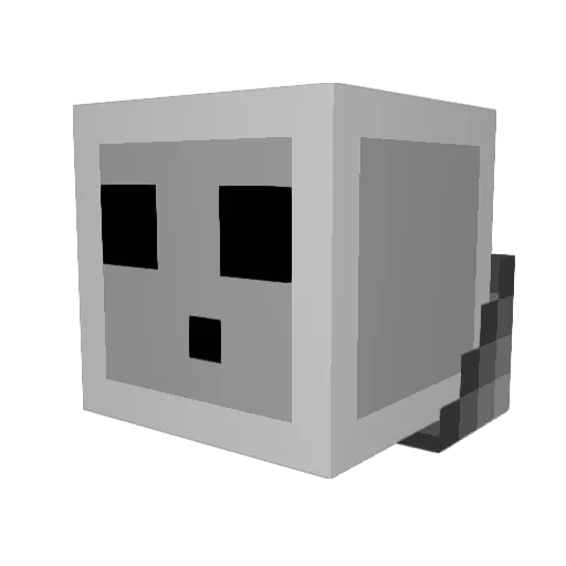 cyden Minecraft avatar head, 3D render
