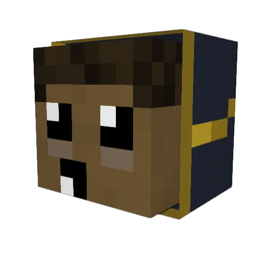 cygan9 Minecraft avatar head, 3D render