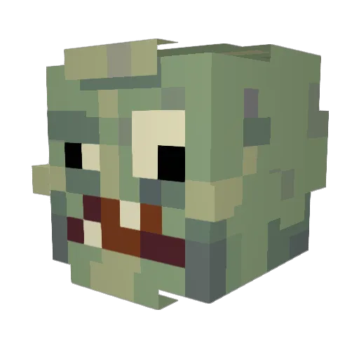 cyj4 Minecraft avatar head, 3D render