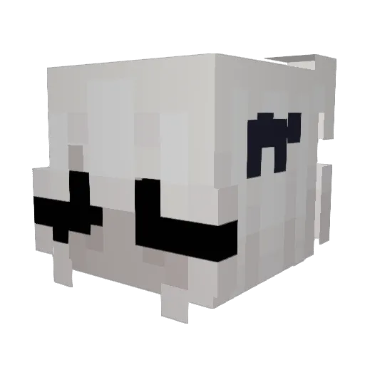 cyltt Minecraft avatar head, 3D render