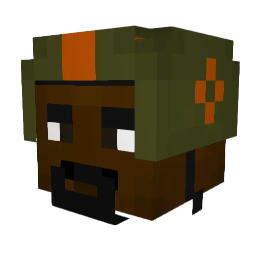 cymr0 Minecraft avatar head, 3D render