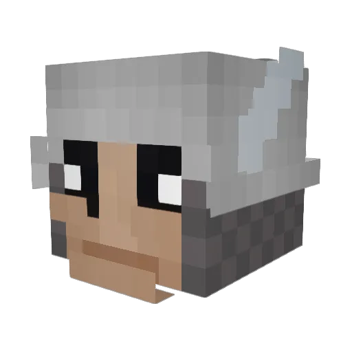 cynder2014 Minecraft avatar head, 3D render