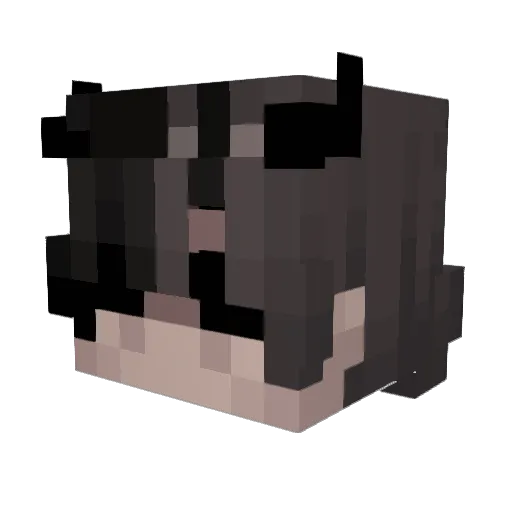 cynfuI Minecraft avatar head, 3D render