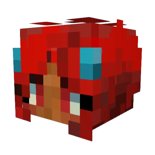 cynicalcxrpse Minecraft avatar head, 3D render
