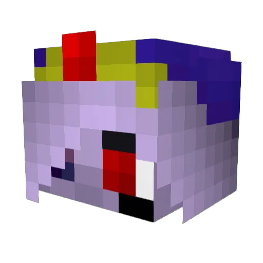 cynicsss Minecraft avatar head, 3D render