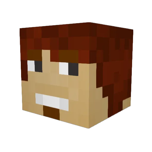 cynios Minecraft avatar head, 3D render
