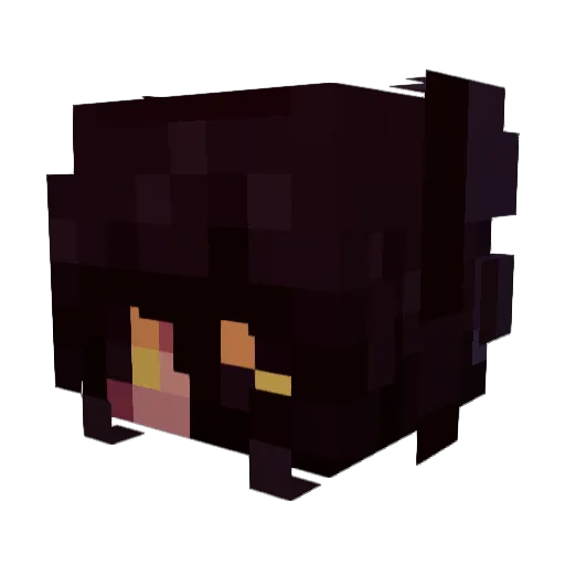 cynnima Minecraft avatar head, 3D render