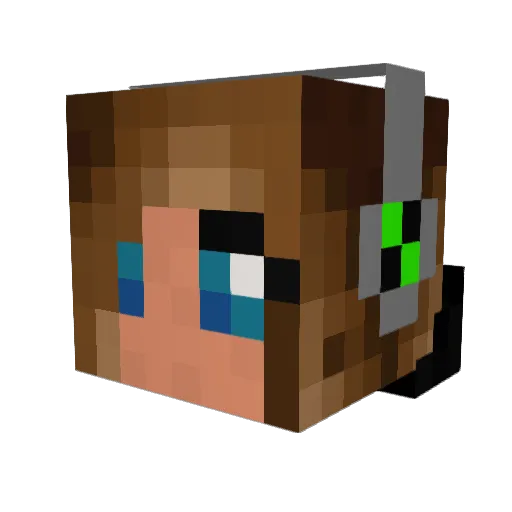 cynt283 Minecraft avatar head, 3D render