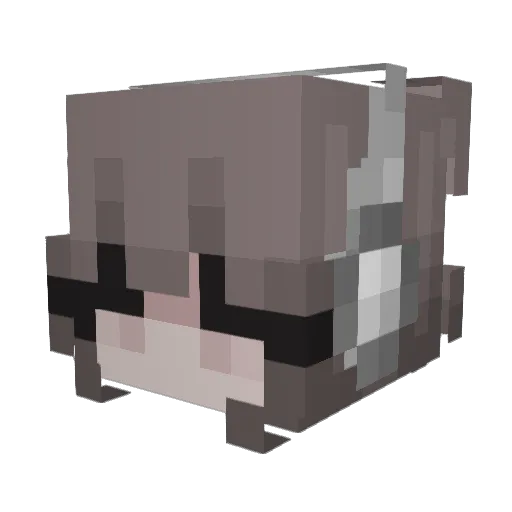 cyntheyuhh Minecraft avatar head, 3D render