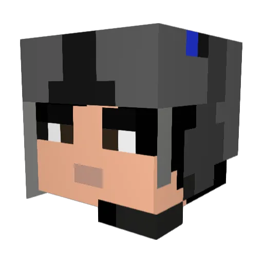 cynthiarp90 Minecraft avatar head, 3D render