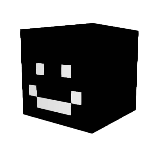 cynthinee Minecraft avatar head, 3D render