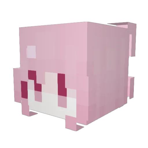 cynwuh Minecraft avatar head, 3D render