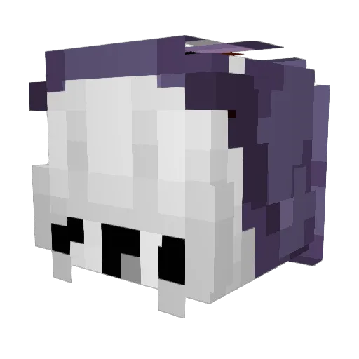cyold Minecraft avatar head, 3D render