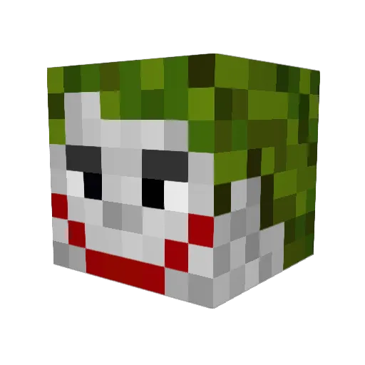 cyprian98 Minecraft avatar head, 3D render