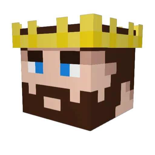 cypruskids Minecraft avatar head, 3D render