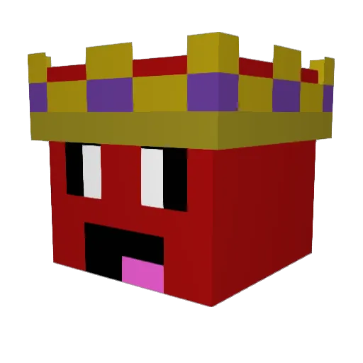 cyracst Minecraft avatar head, 3D render