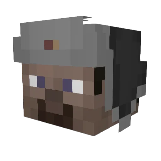 cyres295 Minecraft avatar head, 3D render