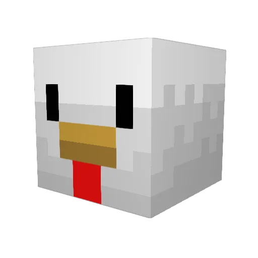 cyro_07 Minecraft avatar head, 3D render