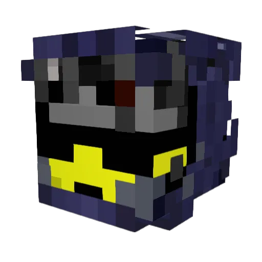 cyrtyna Minecraft avatar head, 3D render