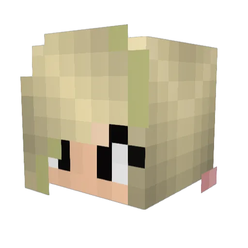 cyruscy Minecraft avatar head, 3D render