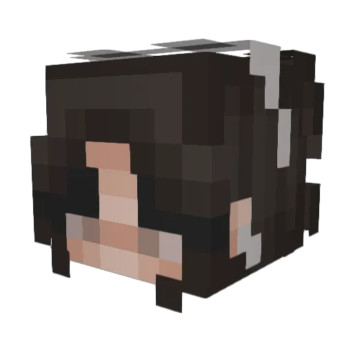 cysh Minecraft avatar head, 3D render