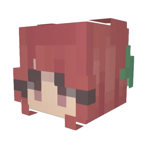 cyx_cac Minecraft avatar head, 3D render