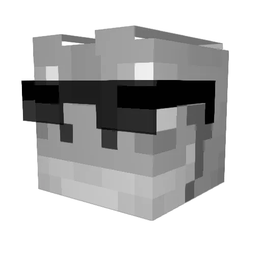 cyzarcrazy Minecraft avatar head, 3D render