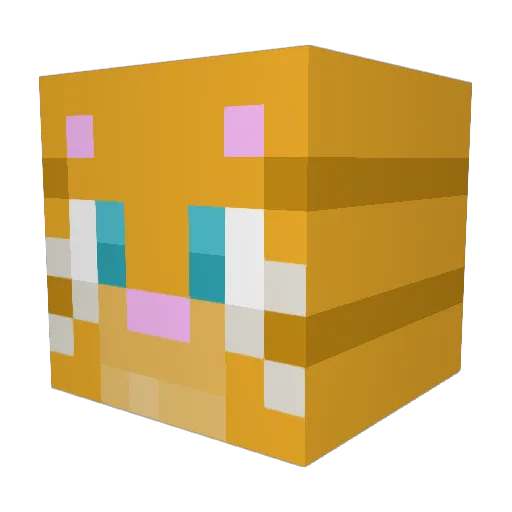 cyzero45 Minecraft avatar head, 3D render
