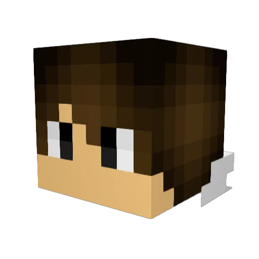 cz0snek Minecraft avatar head, 3D render