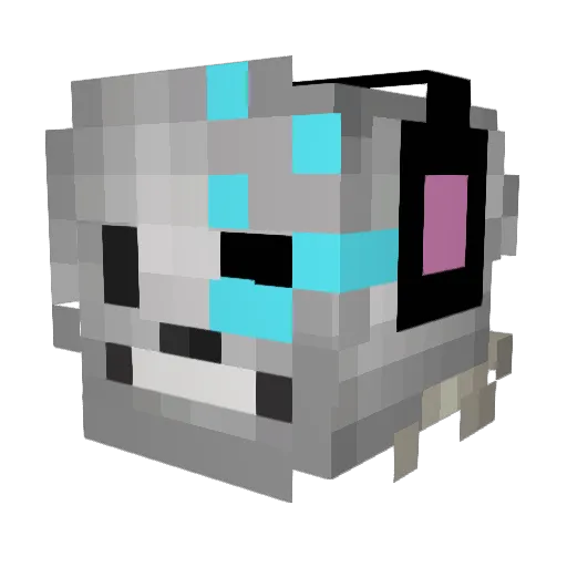 cz6 Minecraft avatar head, 3D render