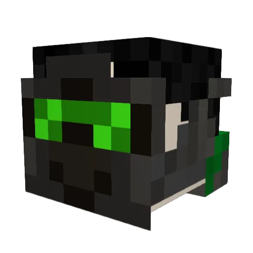 czJEI Minecraft avatar head, 3D render
