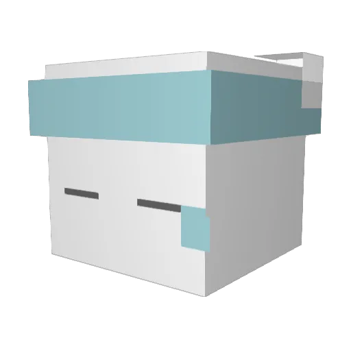 cz_okurka Minecraft avatar head, 3D render