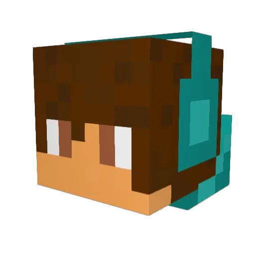 czar_jesus Minecraft avatar head, 3D render