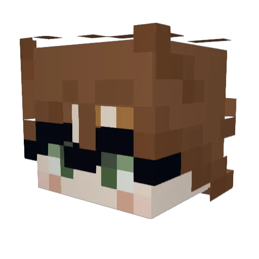 czarcasmxv Minecraft avatar head, 3D render