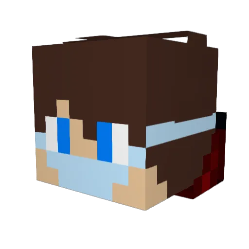 czarek1001 Minecraft avatar head, 3D render