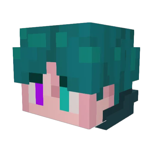 czarnymag26 Minecraft avatar head, 3D render