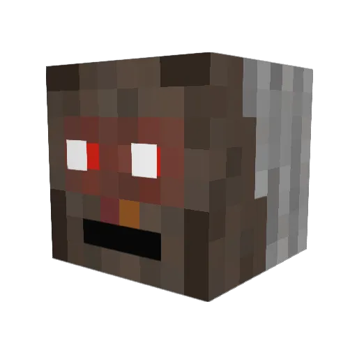 czaro5g Minecraft avatar head, 3D render